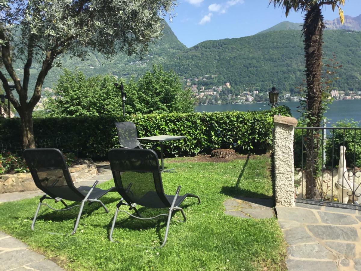 Mon Amour Appartamento In Villa Vista Lago A Lugano-멜리드 외부 사진